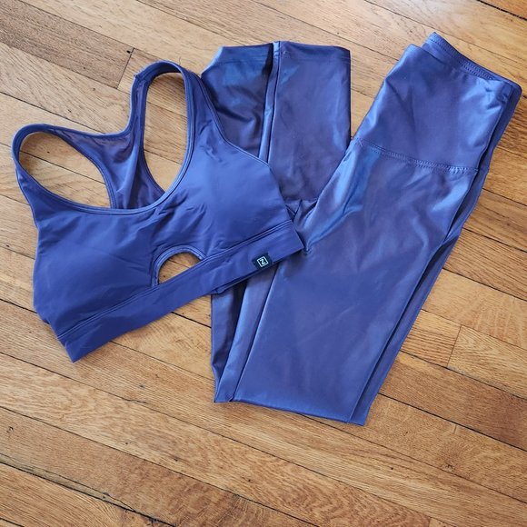 Zobha Purple Bra and Leggings Set - Picture 1 of 4